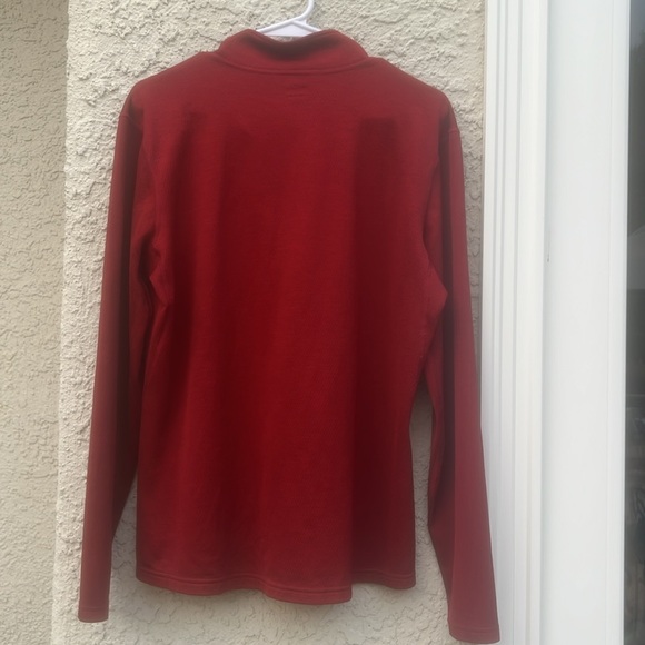 REI Men's Red Fleece 1/4 Zip Pullover Size M - Picture 4 of 6